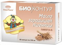 Масло зародышей пшеницы, Биоконтур капс. 330 мг №60