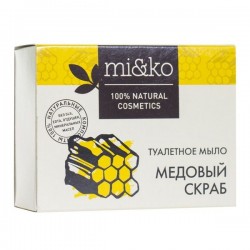 Мыло туалетное, Mi&Ko (Ми&Ко) 75 г медовый скраб