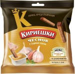 Сухарики, Кириешки 60 г + 25 г с сырным соусом Heinz чеснок