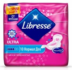 Прокладки женские, Libresse (Либресс) №10 арт. 5237-71 инвизибл нормал део софт